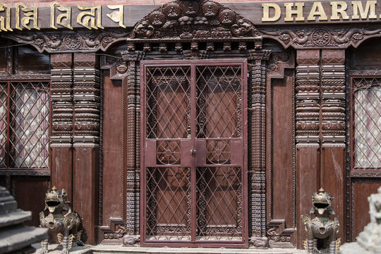 Kathmandu, Nepal- April 01,2022 : The Pashupatinath Temple is a Hindu temple located on the Bagmati River in Kathmandu, Nepal.