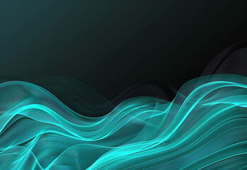 Animated background video with turquoise spiral wave pattern