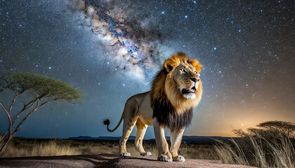 Roaring Lions under the African Stars