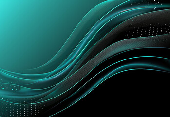 Animated background video with turquoise spiral wave pattern