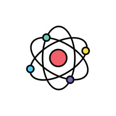science icon design with white background stock illustration
