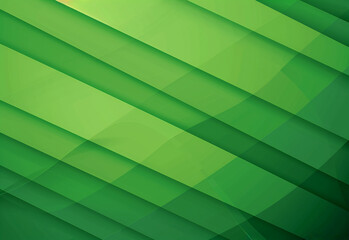 Obraz premium Green abstract background with geometric shapes gradient color for presentation design