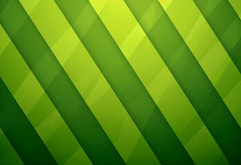 Obraz premium Green abstract background with geometric shapes gradient color for presentation design