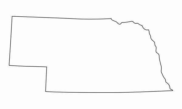 recommend clip art: Nebraska State map outline