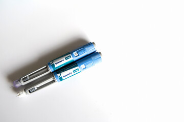  Ozempic Insulin injection pen for diabetics and weight loss. Denmark - March 25, 2024