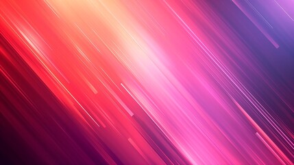 Bright abstract background with diagonal red and pink lines suggesting movement and energy.
