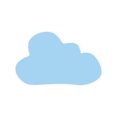 Obraz premium cloud weather forecast nature icon