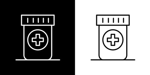 Health icon. Medical devices. Hospital. Black icon. Silhouette icon.