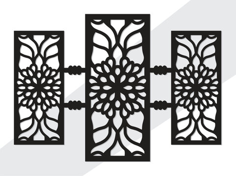 Laser Cut Wall art Mandala Panels Wall Decor
