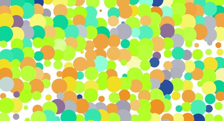 pattern with colorful circles