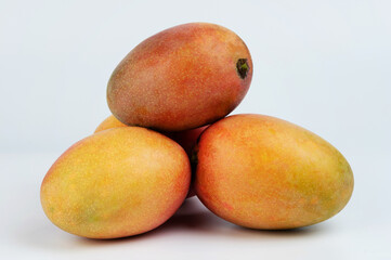 Clean orange color mango fruits