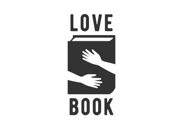 Love book vector design illustration. Abstract business brand concept