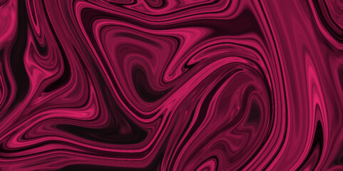 Red and white paint mixing background. Pink Acrylic Pour Color Liquid marble abstract surfaces Design. Abstract background pattern and texture of swirling pink ink.