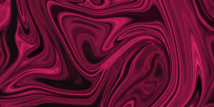 Red and white paint mixing background. Pink Acrylic Pour Color Liquid marble abstract surfaces Design. Abstract background pattern and texture of swirling pink ink.