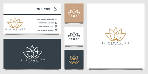  flower logo design. beauty salons, decorations, boutiques, spas, yoga, cosmetic and skin care products. premium business card