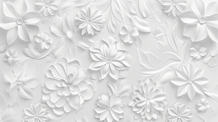 Fototapeta na wymiar Minimalistic light background with white patterns 
