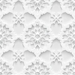 Minimalistic light background with white patterns  