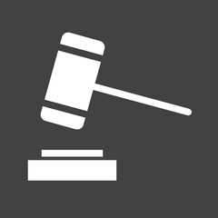 Business Management Glyph Inverted Icons