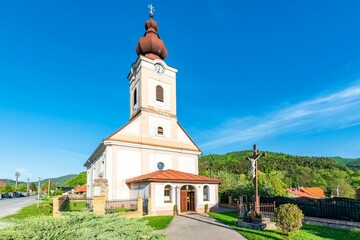 Roman Catholic Church of St. John of Nepomuck. Medzibrod, Slovakia.
