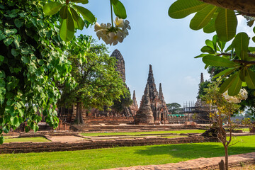Wat Chaiwatthanaram The Ayutthaya Historical Park is a popular place for tourists to come and visit...