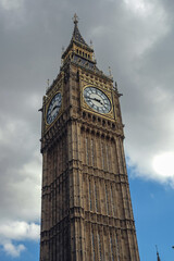 Fototapeta na wymiar Big Ben clock in London, UK
