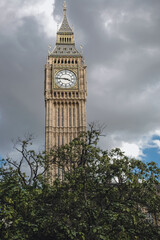 Fototapeta na wymiar Big Ben clock in London, UK