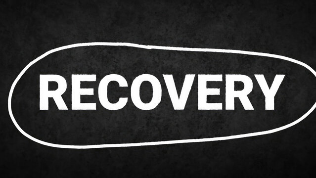 Recovery images, Recovery on black texture background, recovery wallpaper, recovery background,