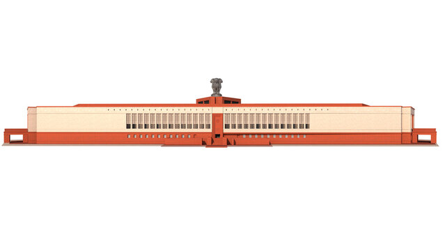 Indian New Parliament Sadie 3d Render