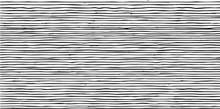horizontal irregular slightly curved lines pattern in black vector