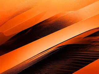 Abstract Orange Background with lines and halftone Effect HD Wallpaper Downlead
