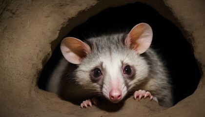A Possum In A Bears Cave