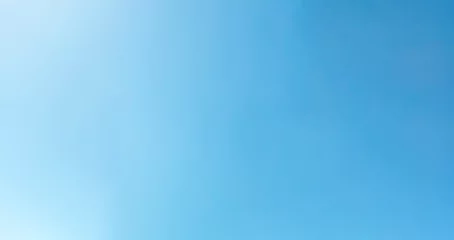 Tuinposter 青空のパノラマ風景 © yu_photo