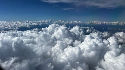 clouds over the mountains