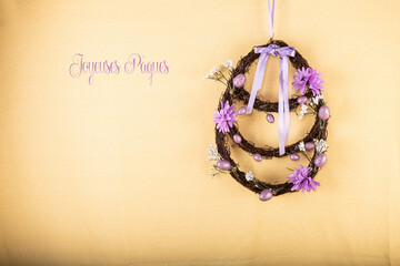 Joyeuses pâques ,lapins ,chocolats