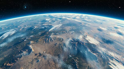 Earth Viewed From Space, planet - obrazy, fototapety, plakaty