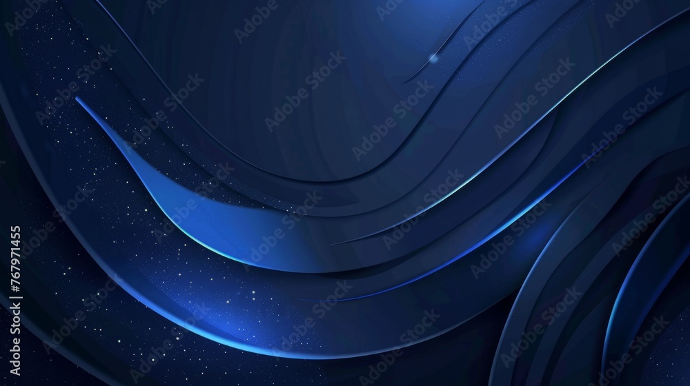 Poster blue background. dark blue abstract background geometry shine and layer element for presentation des
