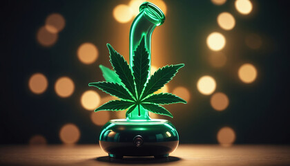 Marijuana Bong 3D Icon