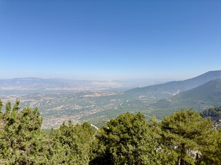 Scenic shot of ancient  architecture on a sunny day in Ancient City, Izmir, Turkey