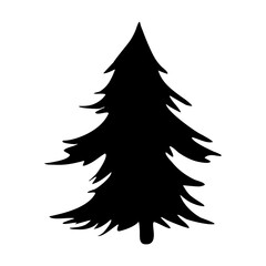 Fir Tree Silhouette 