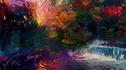 Obraz na płótnie Canvas abstract background with water, abstract background, abstract nature art