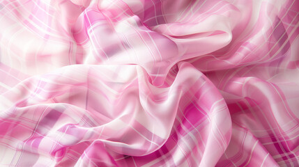 Obraz premium Abstract Pink Silk Fabric cloth