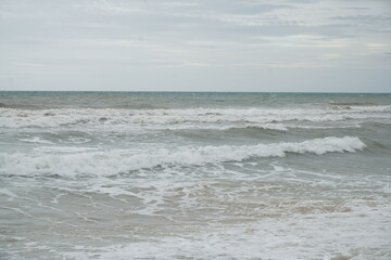Fototapeta na wymiar The Pacific Ocean coast on Koh Samui