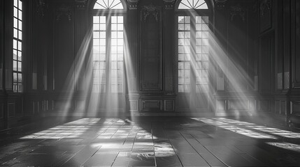 Noir film classic, vintage background with a touch of oldworld elegance ,3D render