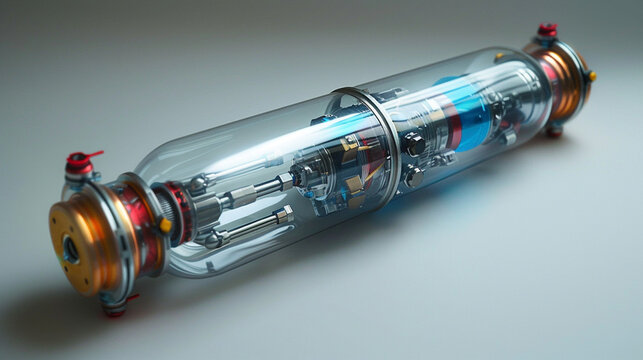 oxygen cylinder white background