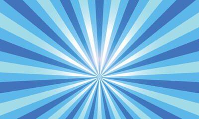 abstract blue comic background with gaming rays