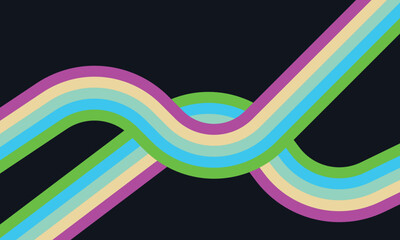 colorful lines abstract background 