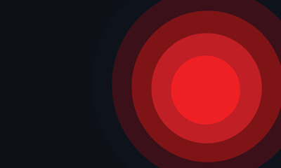 Red color circle abstract background 