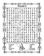 Mother's Day Word Search Puzzles Page 2 - obrazy, fototapety, plakaty