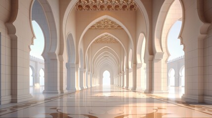 Obraz premium Islamic wallpaper background, Ramadan background, Eid al-Adha.