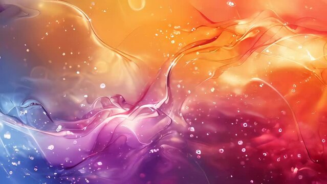 Abstract watercolor background with splashes and drops. Vector illustration.